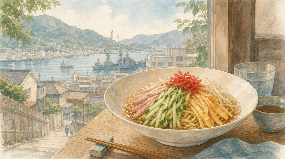 呉冷麺はどこで食べられる？ 発祥「珍来軒」と提供店まとめのイメージイラスト